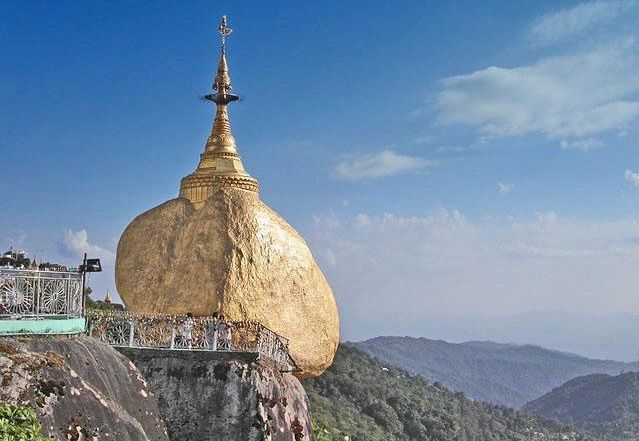 Myanmar, Mount Chaykto, Pagoda Chayttiyo