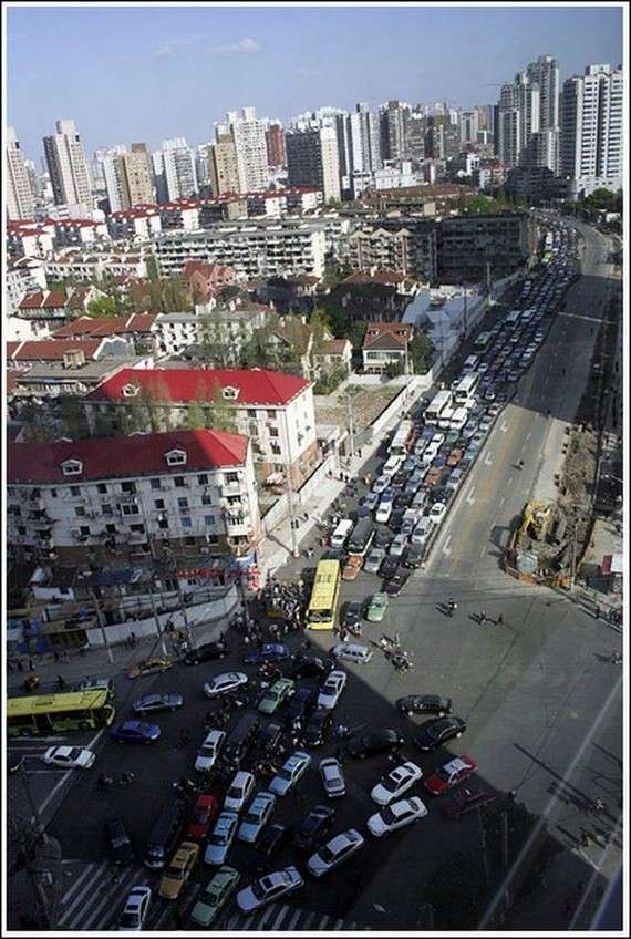 Traffic jam in the world