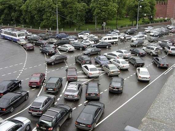 Traffic jam in the world