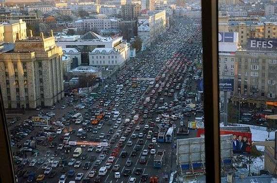 Traffic jam in the world