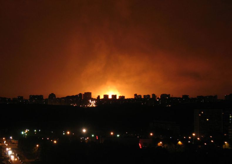 Gas explosion, Moscow