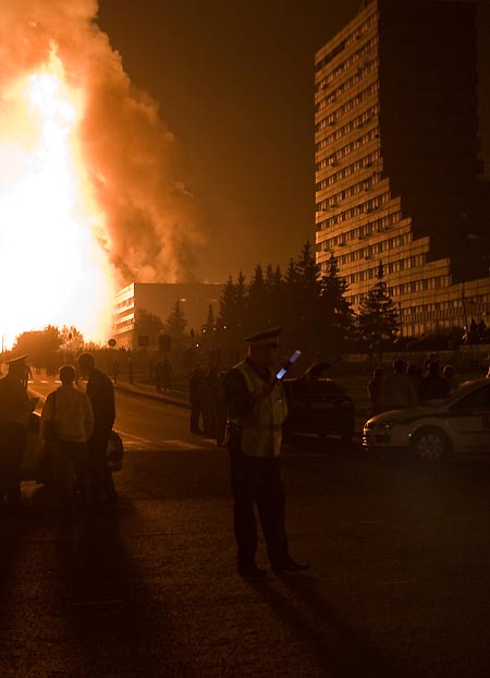 Gas explosion, Moscow