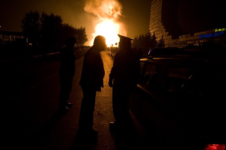 Gas explosion, Moscow