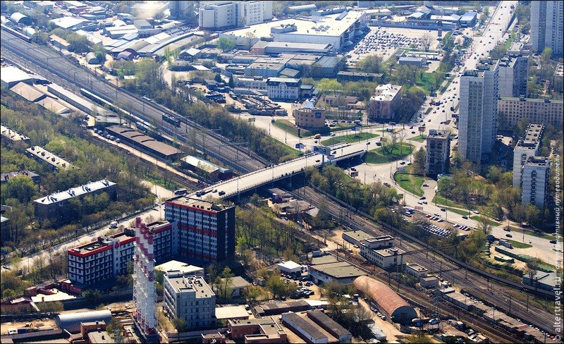 337 meters high above Moscow, Russia