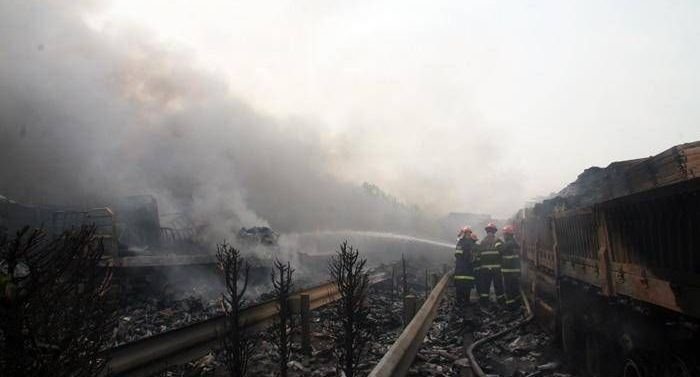 HIghway accident, China