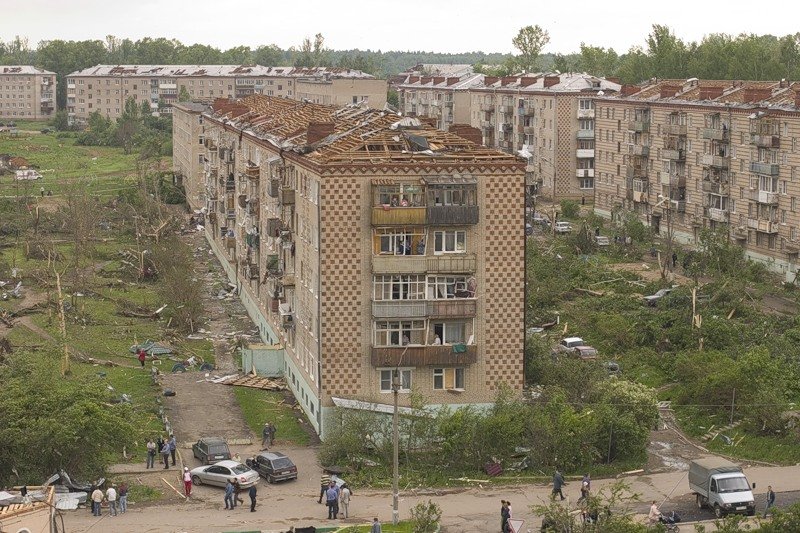 Tornado in Sergiev Posad