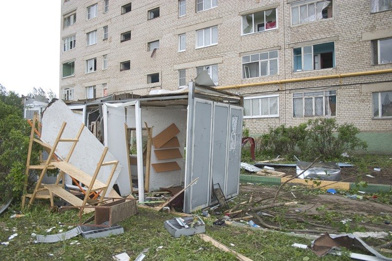 Tornado in Sergiev Posad