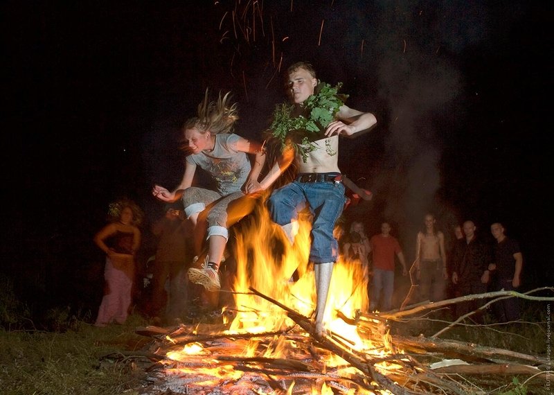 Night of Ivan Kupala. Belarus, Russia, Ukraine