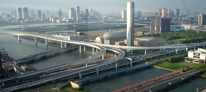 Roads and bridges, Japan