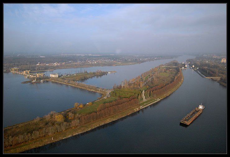 Bird's-eye view of Russia