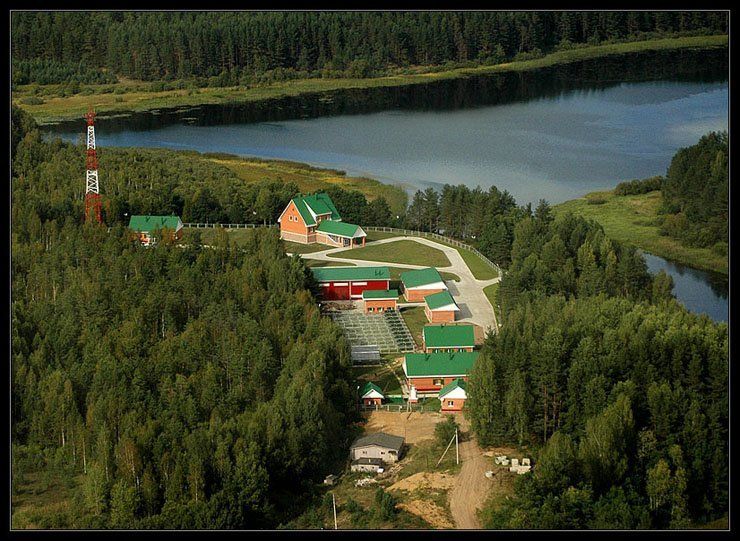 Bird's-eye view of Russia