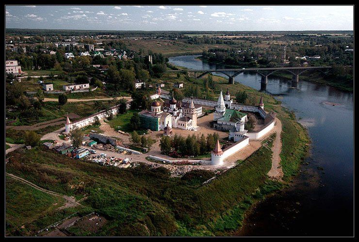 Bird's-eye view of Russia