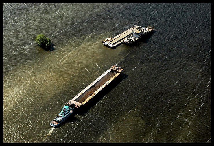 Bird's-eye view of Russia