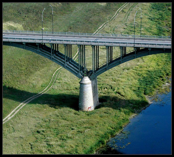 Bird's-eye view of Russia