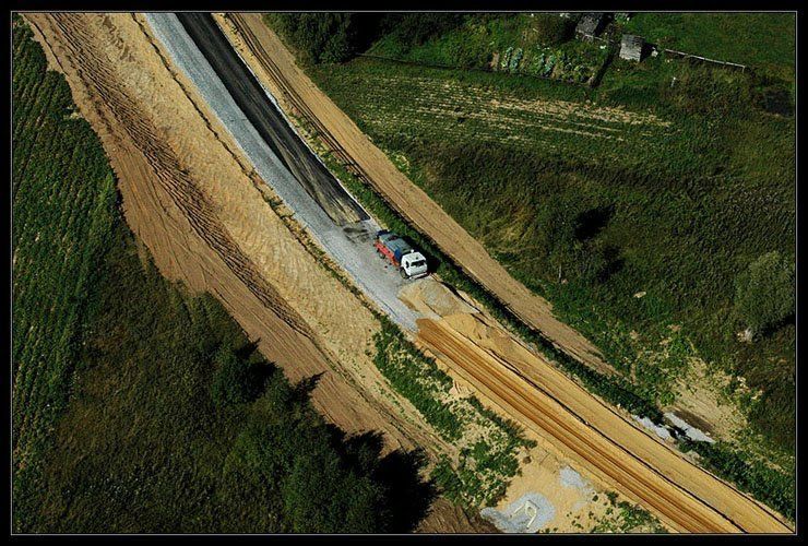 Bird's-eye view of Russia