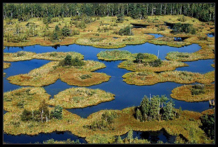 Bird's-eye view of Russia