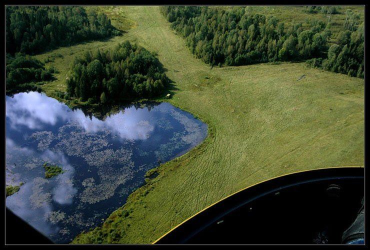 Bird's-eye view of Russia