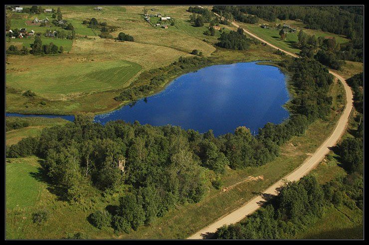 Bird's-eye view of Russia