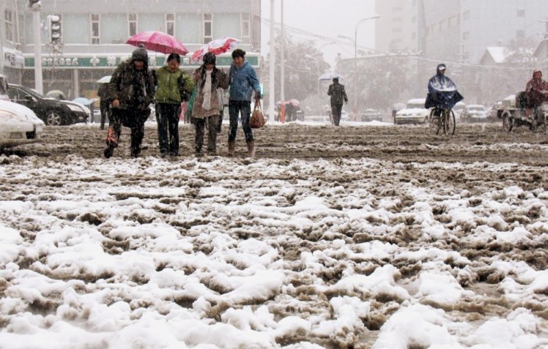 Snow storm in China