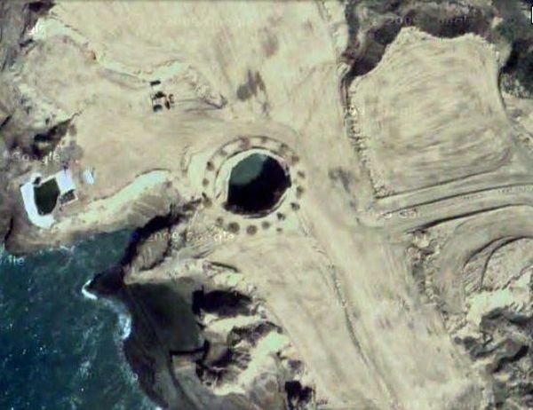 Interesting places on Google Earth