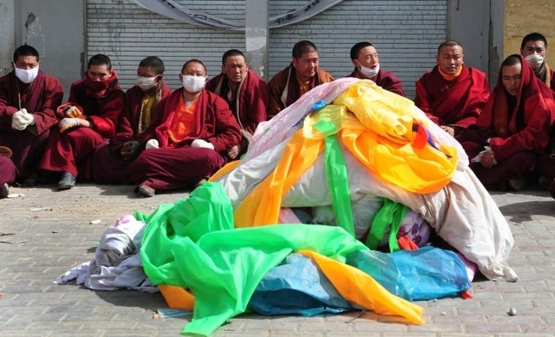 Earthquake in Yushu county, Qinghai, China