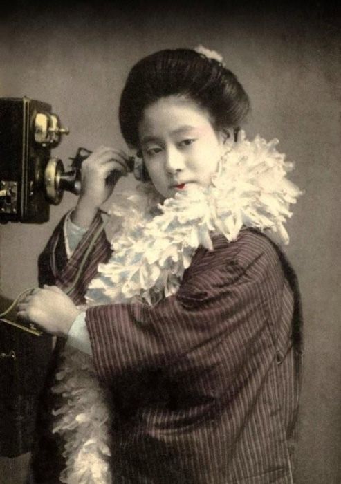 History: Vintage photography of Geisha, Japan