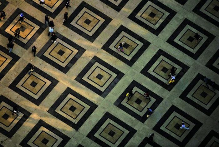 Bird's-eye view of Paris, France