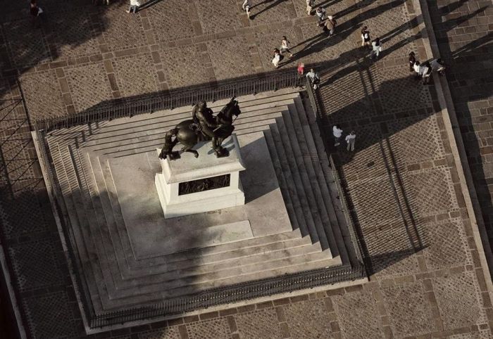 Bird's-eye view of Paris, France