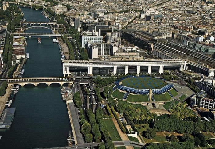 Bird's-eye view of Paris, France