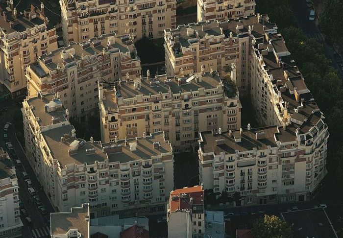 Bird's-eye view of Paris, France