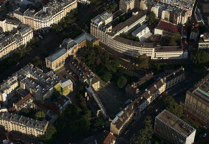 Bird's-eye view of Paris, France