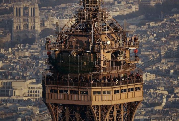 Bird's-eye view of Paris, France