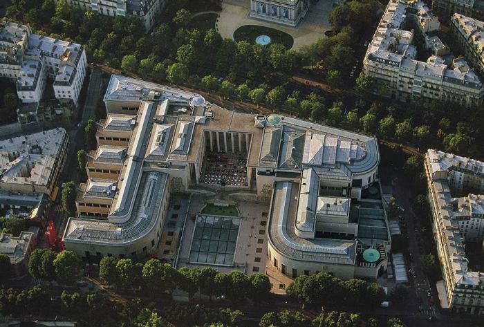 Bird's-eye view of Paris, France