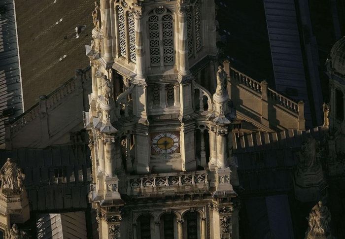 Bird's-eye view of Paris, France