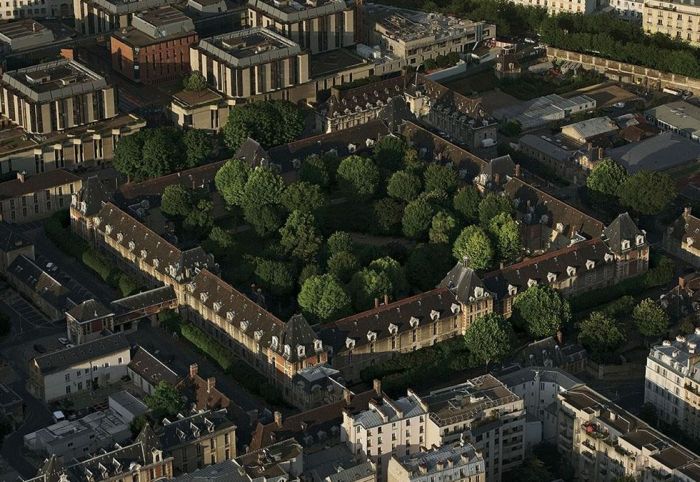 Bird's-eye view of Paris, France