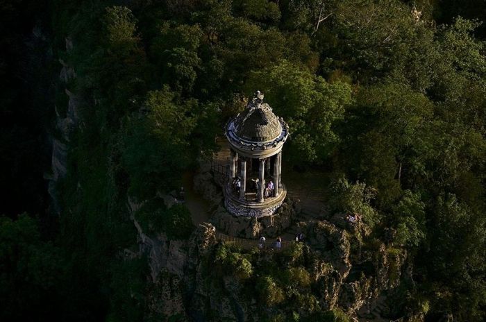 Bird's-eye view of Paris, France