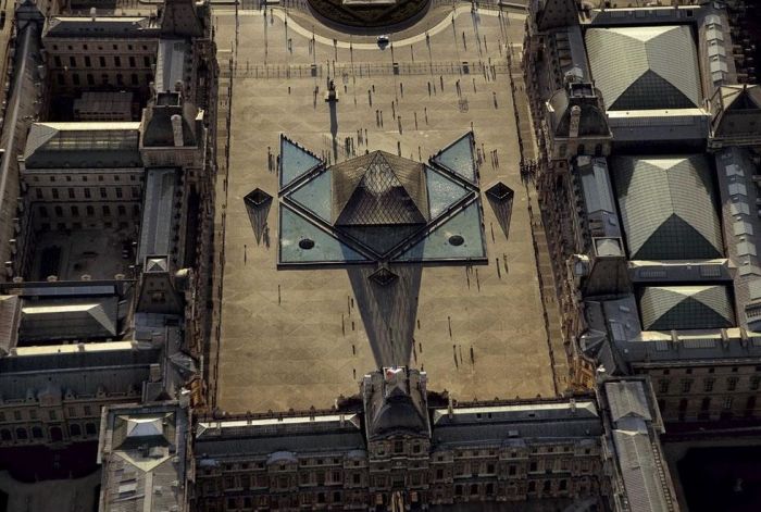 Bird's-eye view of Paris, France