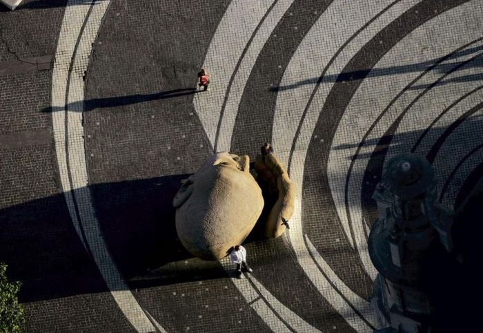 Bird's-eye view of Paris, France