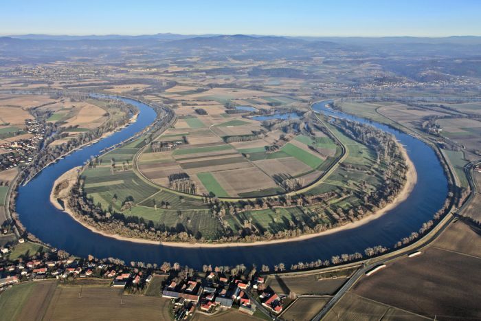 bird's-eye view aerial landscape photography