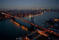 World & Travel: New York City at night, New York, United States