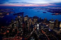 World & Travel: New York City at night, New York, United States