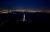 World & Travel: New York City at night, New York, United States